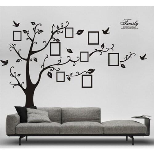 European and American stickers decorative painting 200*250CM creative photo tree wall stickers waterproof wall stickers