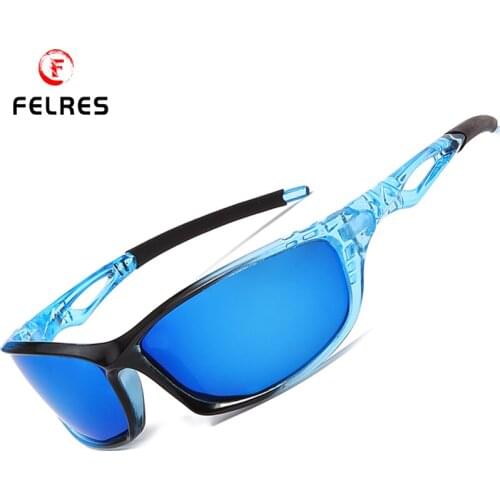 FELRES Sport Polarized Sunglasses Men Women Outdoor Driving Cycling Fishing UV400 Protection Goggles Fashion Eyewear F1099