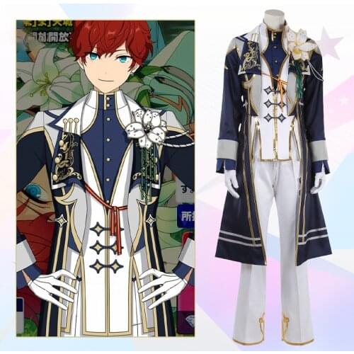 Game Ensemble Stars Prince Amagi Hiiro Cosplay Costume Fancy Suit Coat Vest Shirt Pants Halloween Carnival Uniforms Custom Made