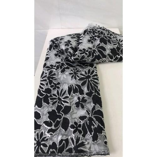 Pretty Design African Jacquard Material French Lace Fabric for Sewing Fashion Dress High Quality Hot Sale