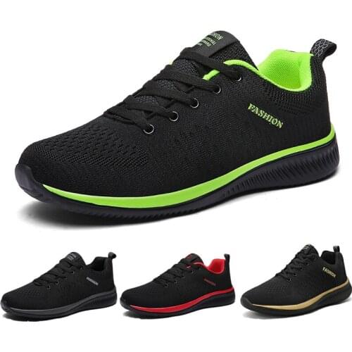 Spring Autumn Men Casual Shoes Lace up Man Running Shoes Ultralight Comfortable Breathable Couples Women Walking Sneakers Tenis