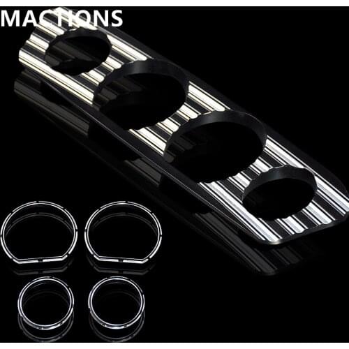 Motorcycle Burst Inner Fairing Dash Bezel Kit + Trim CNC aluminum For Harley Touring 2014-2015 2016 2017 High Quality