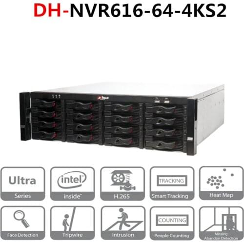 Original Dahua 64 Channel Ultra 4K H.265 Network Video Recorder NVR616-64-4KS2