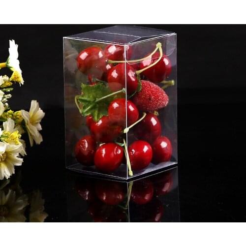100 Pcs Big Size Clear PVC Gift Box Transparent Plastic Jewelry Storage Box Suitable For Wedding/Food/Toys/&Package Display Box
