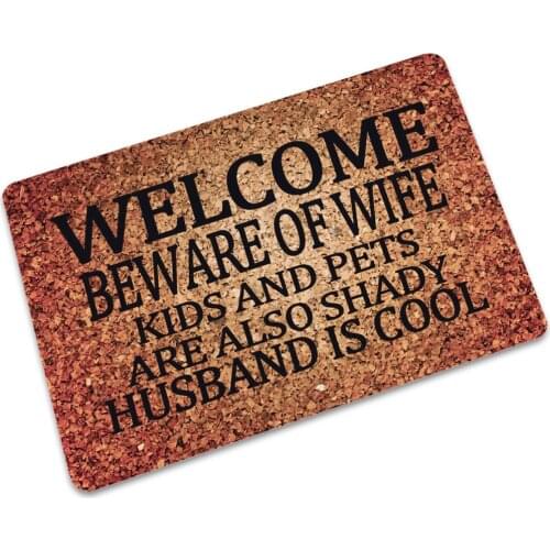 Welcome Doormat Thin Rubber Floor Mat Non-slip Mat Cats Home Decoration Door Mat vloermat felpudo