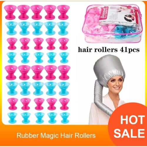 Red Dieny Velcro Curlers