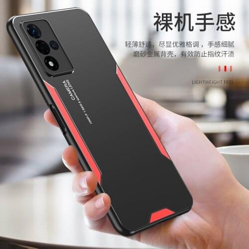 A93s 5G Luxury Case Laser Carving Metal Bumper Back Cover For Oppo A93S Shockproof Shell Cases A74 A94 A95 A15 A52 A72 A7 A5 A5S
