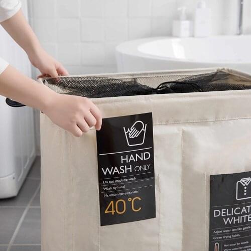 Heavy duty collapsible Laundry Basket bag oxford slim laundry roller organizer bag Home simple foldable Laundry hamper