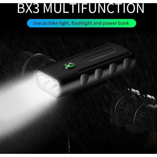 OLOEY Bike T6 LED Built-In 5200mAh18650 Bicycle Light Lantern For Cycling Flashlight USB Rechargeable Headlight Lamp Accessories