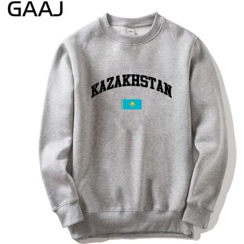 GAAJ Kazakhstan Flag Men Women Sweatshirt Jacket Mens Male 2019 New Coats Casual Fashion Printed Homme Tracksuit #MIG6F