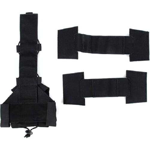 TB-1368 Tactical 001 Helmet Large Capacity Battery Storage Bag Helmet Adhesive Bag