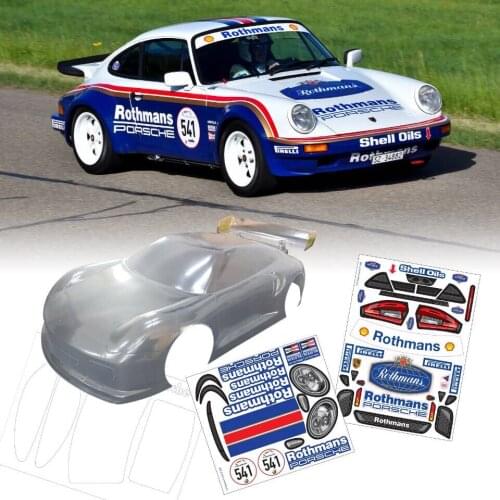 Team C 1/8 GT on road Clear Body for 1/8 Serpent, Mugen, Xray, X3GT, car 325mm