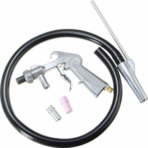 1 Ceramic Nozzle 1 Steel Nozzle 1 Sand Suction Pipe Industrial Sandblasting Gun High Quality Abrasive Air Sand Blasting Gun kit