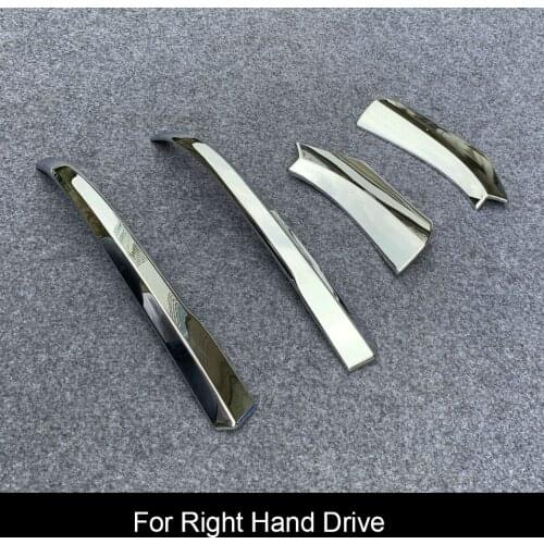 1 Set Car ABS Chrome Rear View Side Mirror Cover Trims For Toyota RAV4 RAV 4 2019 2020 Car Accessories Rearview Mirror Trim