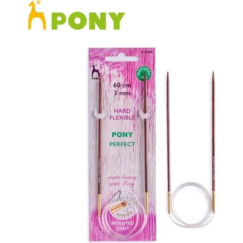 1 Piece Pony Perfect 60 cm Fixed Circular Knitting Needle