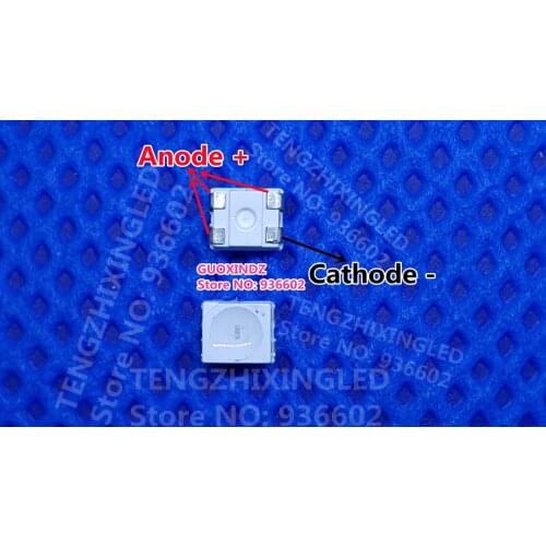 200PCS Lextar SMD LED 0.11W Blue 3528 PLCC4 footprint compatible Automotive Application PC35B24 V0