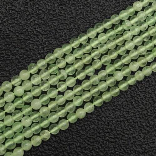 3mm Natural Stone Beads Round Spacer Green Fluorite DIY Loose Beads For Jewelry Making Beads Accessories 15'' Women Gift