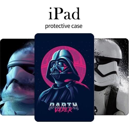 Star Wars Darth Vader Cover for IPad 9.7 2017 2018 Mini Case for IPad 10.2 Pro 9.7 Tablet Soft Silicon Stand Case for Air 1 2