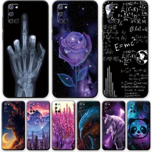Case For OPPO A52 Case OPPO A72 Soft Silicone Back Cover For OPPO A92 TPU Cool Fashion Phone Case For OPPO A52 A72 A92 Coque 6.5
