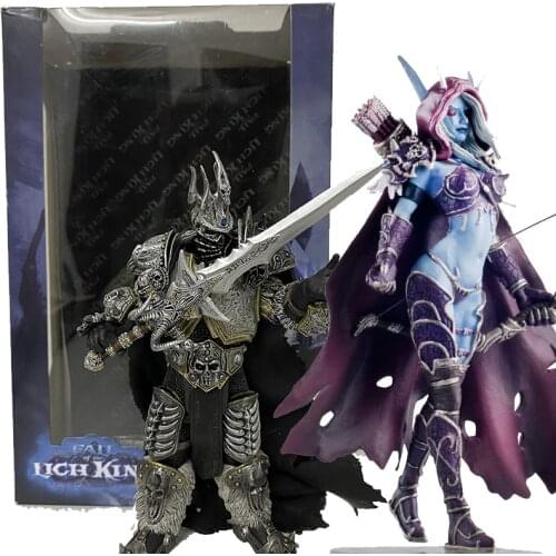 WOW Lich King Arthas Figure Game Movie Anime Figurine Toy Doll Gift