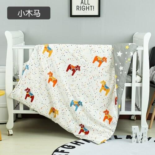 Good Quality pony Crown Baby Bedding Set Cotton Cirb Kit Bed Linen For Children cuna colecho,Duvet/Sheet/Pillow, with filling