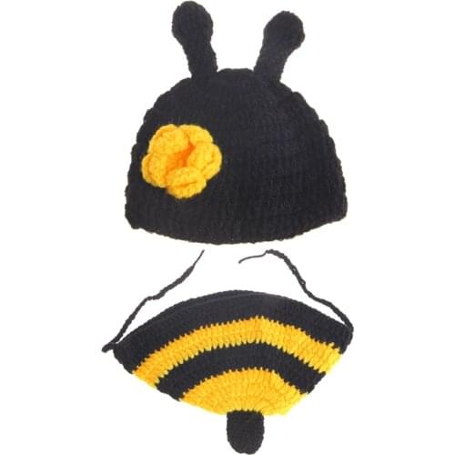 Hot Selling Newborn Baby Boys Girls Cute Crochet Knit Costume Prop Outfits Photo Photography