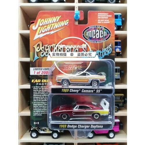 JohnnyLightning 1/64 Chevrolet Dodge Diecast Collection of Die-casting Simulation Alloy Model Children Toys