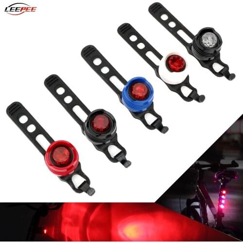 Flashing LED Motorcycle RGB Strobe Light Warning Signal Blinker Fog Lamp Helmet Rear Tail Front Fork Mounting Bike Accessories