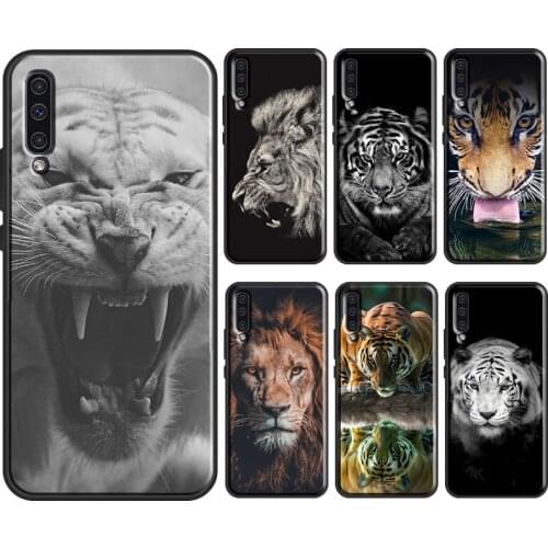 Animals Lion tiger Roar Soft Case For Samsung A21S A20e A10 A20 A40 A50 A70 A12 A52 A11 A31 A41 A51 A71 M31 Coque
