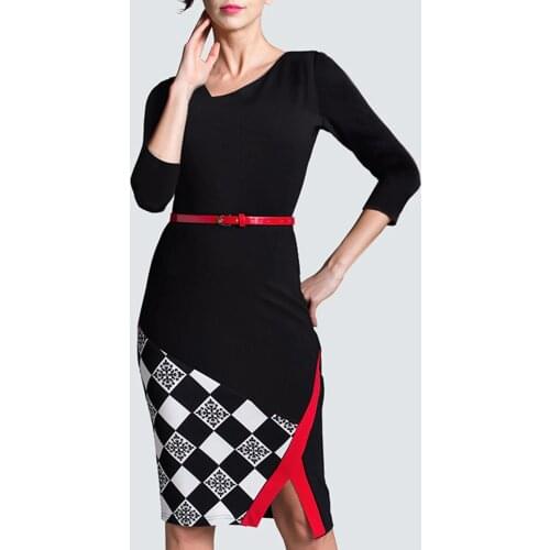 NICE-FOREVER Summer Dresses In A Cage
