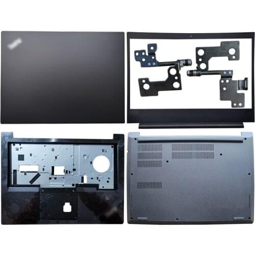 NEW For Lenovo ThinkPad E480 E485 Laptop LCD Back Cover/Front Bezel/Hinges/Palmrest/Bottom Case 01LW152 01LW155 01LW157 01LW161