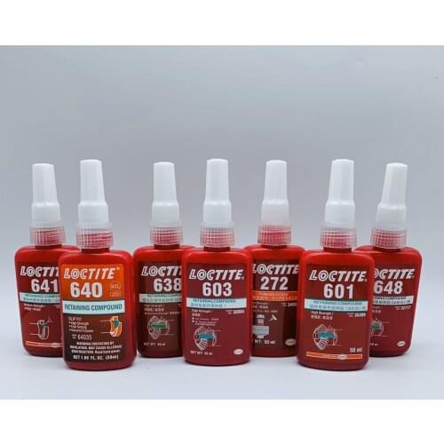 Wholesale 243 50ml loctite 272 screw adhesive anaerobic 222 super glue high strength anti-loose anti-slip seal thread lock
