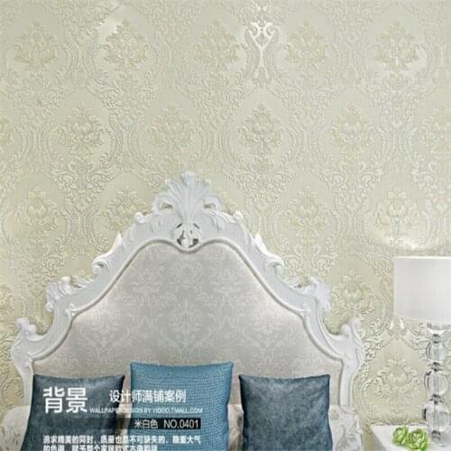 Beibehang Luxury classic wallpaper household adornment gold embossed bedroom sitting room background wall 3d wallpaper roll
