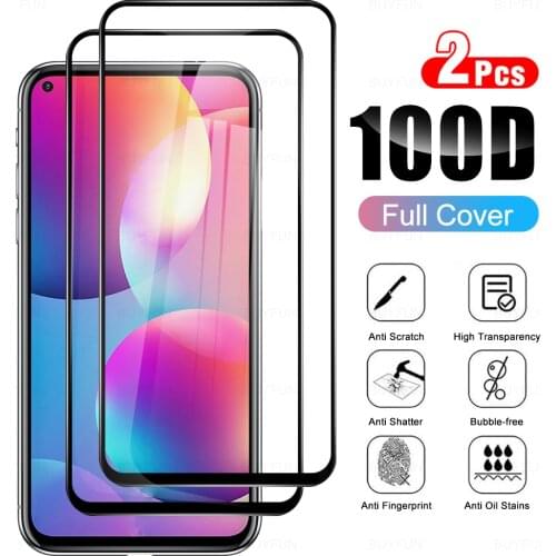 2Pcs Full Cover Tempered Glass For Vsmart Joy 4 Glasses Protective Glass For V Smart Joy4 VsmartJoy4 6.53" Phone Protection Film