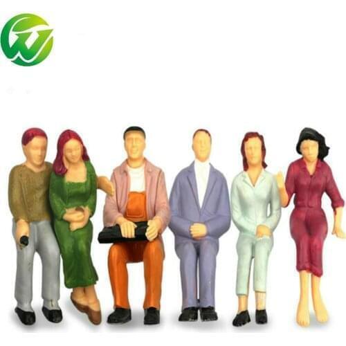 1:25 1:30 1:42 1:50scale sitting figure architectural building materials plastic people passengers for ho train layout