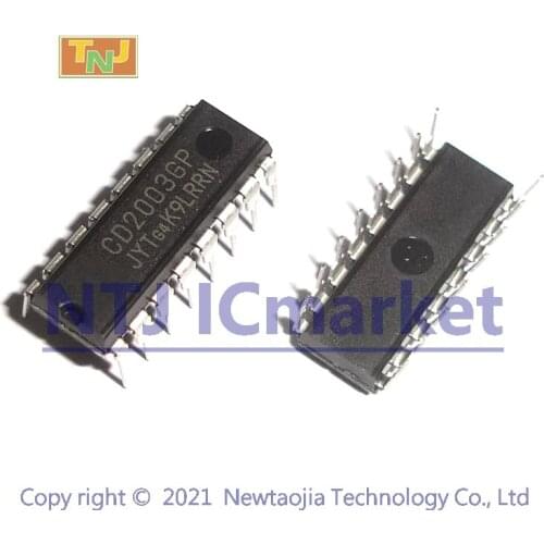 10 PCS CD2003GP DIP-16 CD2003 FM/AM radio circuit IC CHIP