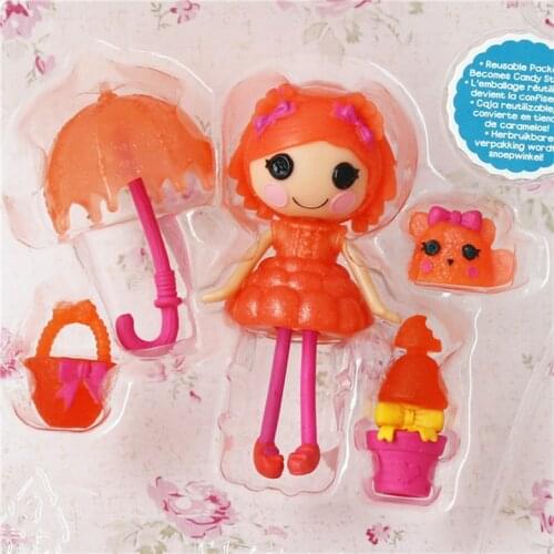 3Inch Original MGA Lalaloopsy Dolls With The Accessories, Mini Dolls For Girls Toy Playhouse Each Unique