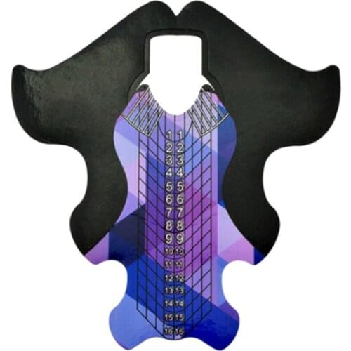 300 Pcs Self Adhesive Nail Form Stickers for Gel Acrylic Nail Tips Extension Acrylic Curve