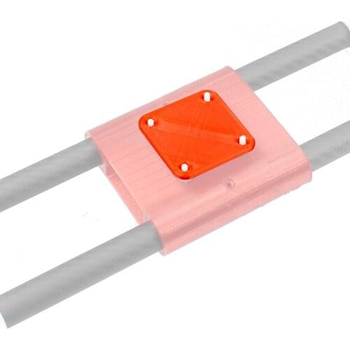 35x35mm 3D Printed PLA Isolation Sheet Pad Board for 35x35mm Hole Pitch RC Quadcopter RC Parts