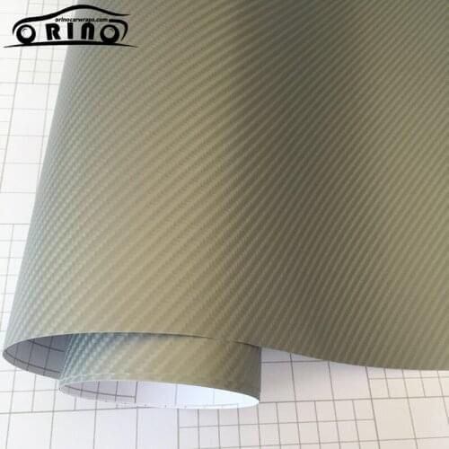 4D Silver Carbon Fiber Fiber Vinyl Film Sheet Car Sticker Wrap Waterproof Motorcycle Car Styling Decal Wrapping Air Bubble Free