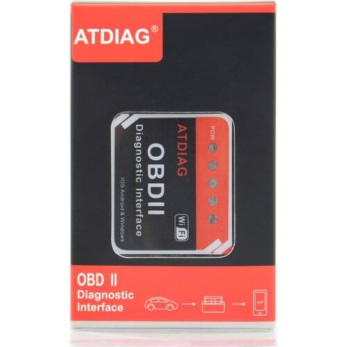 VSTM ELM327 WIFI OBD2 Car Code Scanner Supports Android/iOS With PIC18F25K80 Chip Car Diagnostic Tool