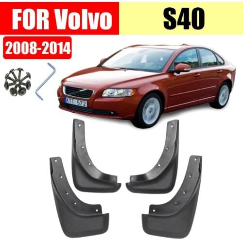 Mud flaps for Volvo s40 mudguard fenders volvo s40 Mud flap splash Guard Fender S40 mudguards car accessories Front Rear 4 PCS