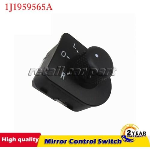 Fast shipping Mirror Control Switch 1J1959565A Fit VW Golf Jetta Beetle Passat 1998 -2006 2007-2010 MSVW101