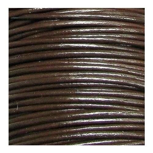 Cheap 2mm byrice onsnfd Genuine Round 100% COW Real Leather Jewelry Cord String For Bracelet & Necklace
