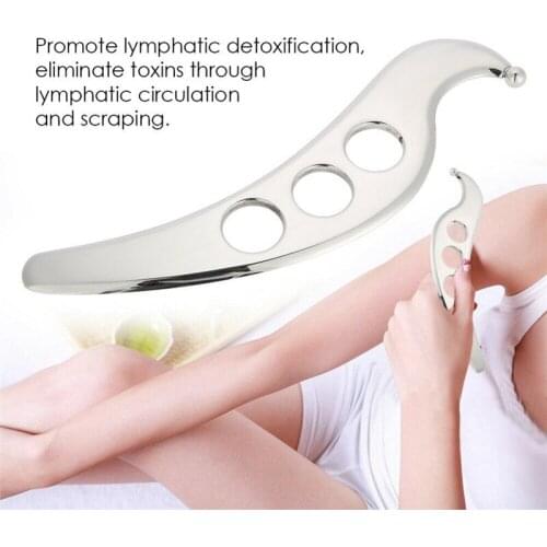 Gua Sha Tool Myofascial Release Tissue Mobilization Stainless Steel Manual Scraping Massager Physical Therapy Skin Care Tool