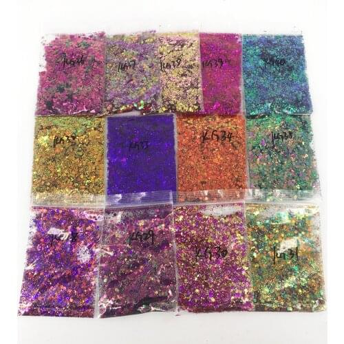 Chameleon Glitter Sequins Nail Art Design Manicure Many Color Glitter Ongles Nails Accesorios Decoracion Uñas Для Ногтей