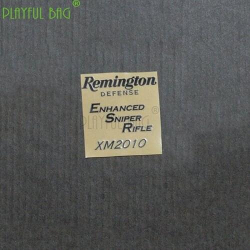 PB Playful bag Outdoor fun toys diy m40a6 metal sticker accessories MSR LDT98K P1 water bomb gun accessories L82