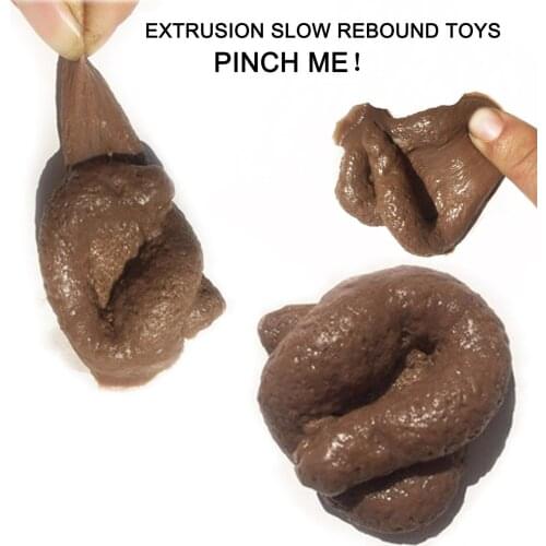 # Fake Poop Squeeze Toys Prank Gift Compulsion Simulation Poop Fidget Toys Squishy Antistress Stress Reliever Toy антистресс