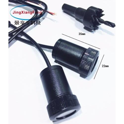 JXF Car Lights Signal Decorative Lamp Accessories 3D for Infiniti GAZ Led styling Logo Welcome Door Projector Laser Ghost Shadow