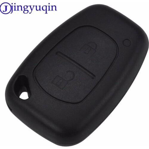 50pcs/lot Remote Key Case Empty Key Shell Replacement 2 Button for Renault Traffic/Master/Vivaro/Movano/Kangoo Car Keys